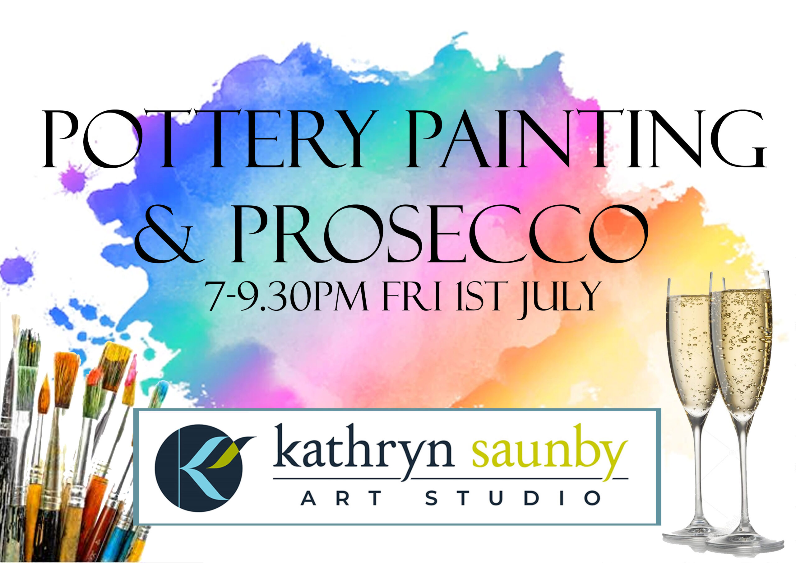 pottery and prosecco near me